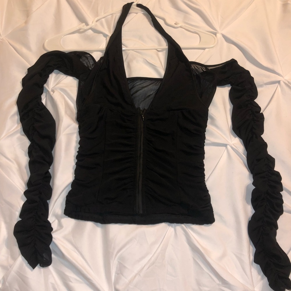small black I.AM.GIA top.
